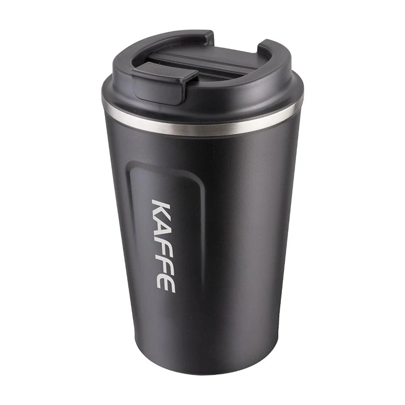Termohrnek 350ml černý KAFFE LAMART