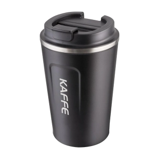 Termohrnek 350ml černý KAFFE LAMART